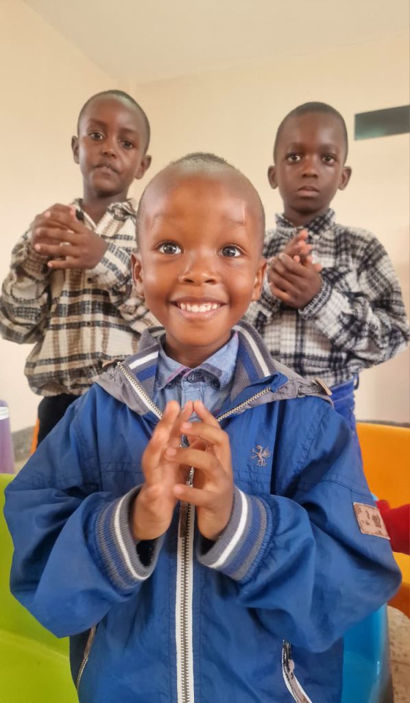 Bild från Samaritens barnhem i Kenya