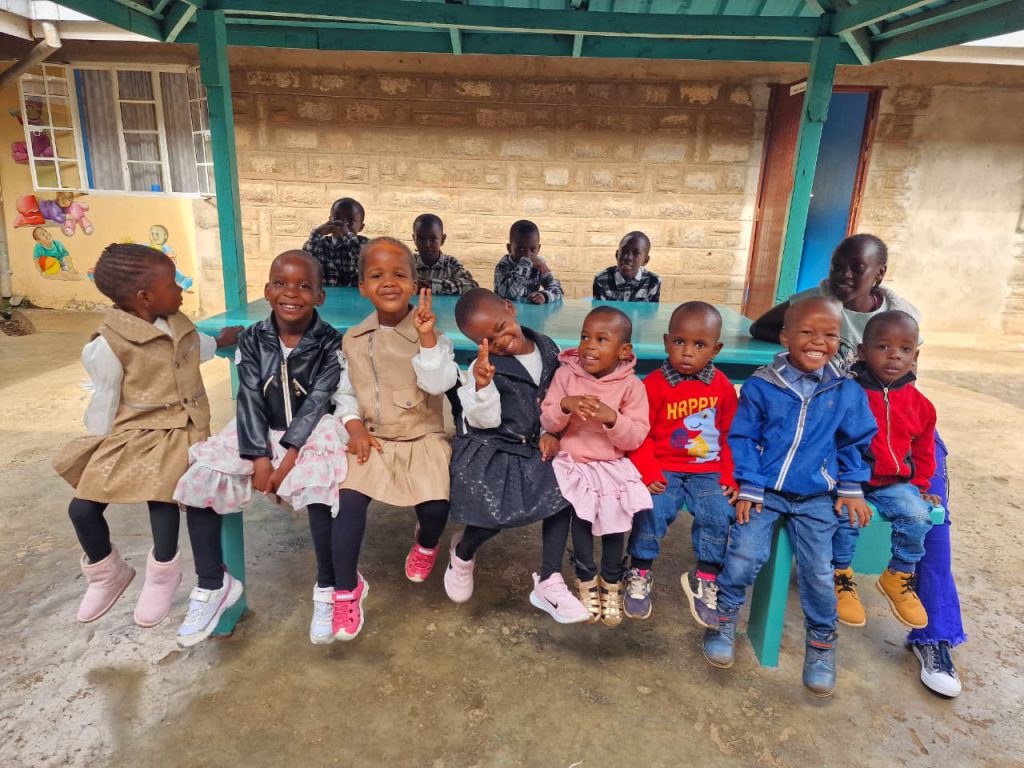 Bild från Samaritens barnhem i Kenya