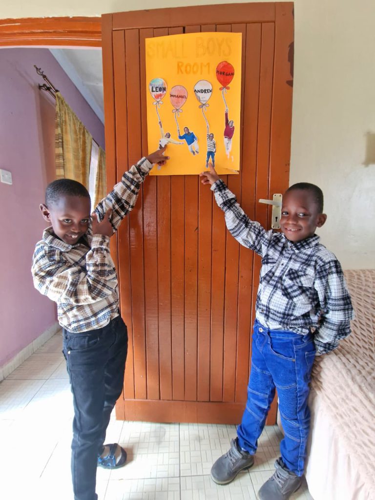 Bild från Samaritens barnhem i Kenya
